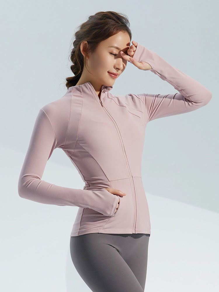 Vive Half Funnel-Neck Zip Top