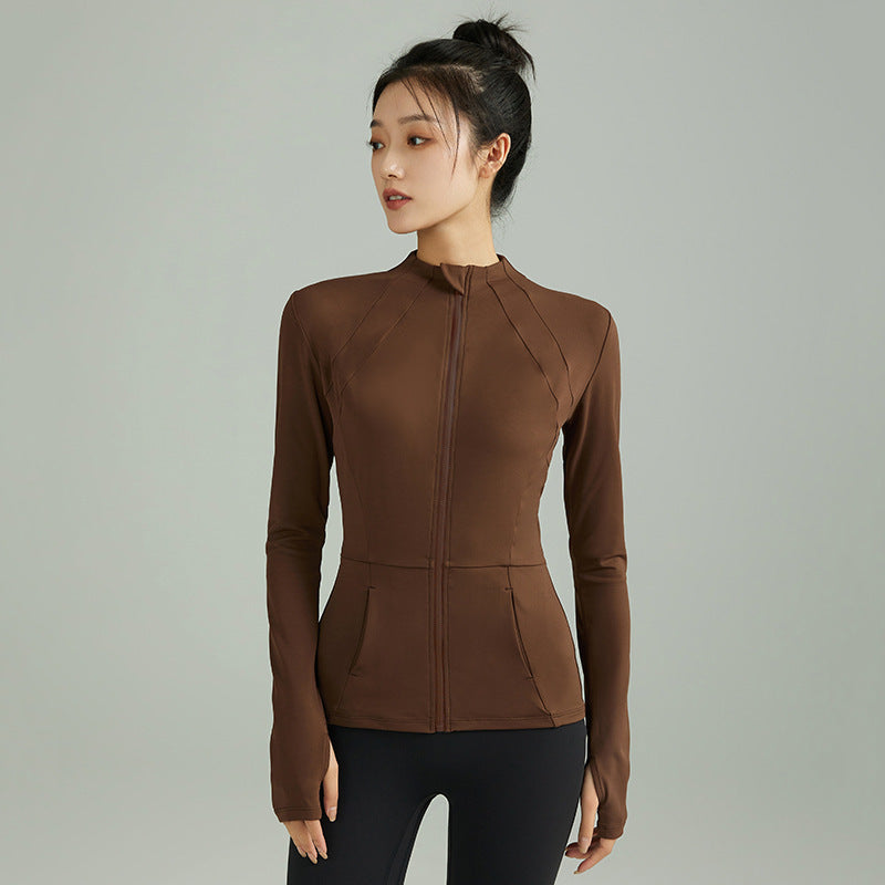 Vive Half Funnel-Neck Zip Top