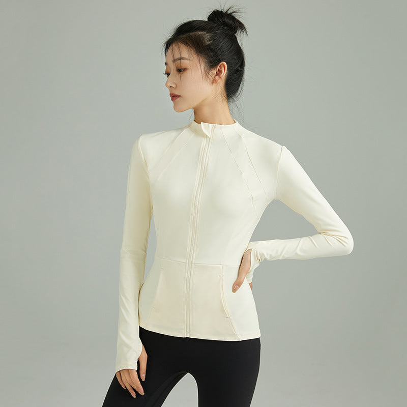 Vive Half Funnel-Neck Zip Top